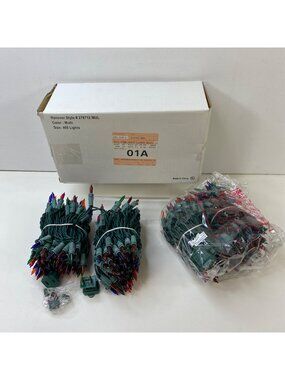 Hanover Style Multi Color 400 Christmas Lights Festive Holiday Decor